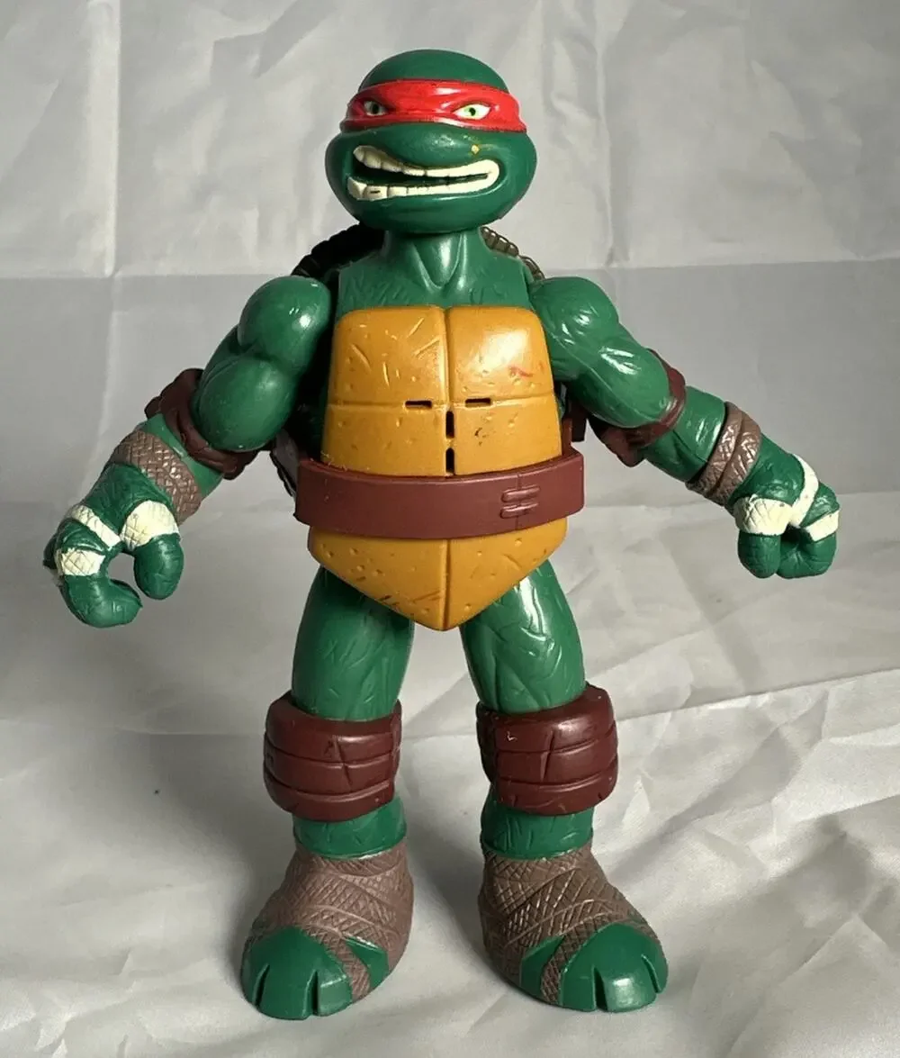TEENAGE MUTANT NINJA TURTLES TMNT 2012 VIACOM TALKING RAPH RAPHAEL FIGURE 6